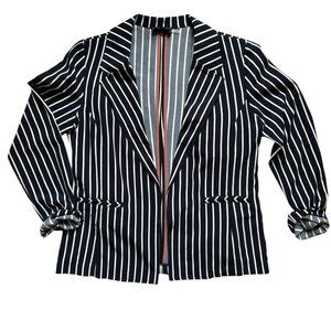 Womens Pinstripe Blazer Size L